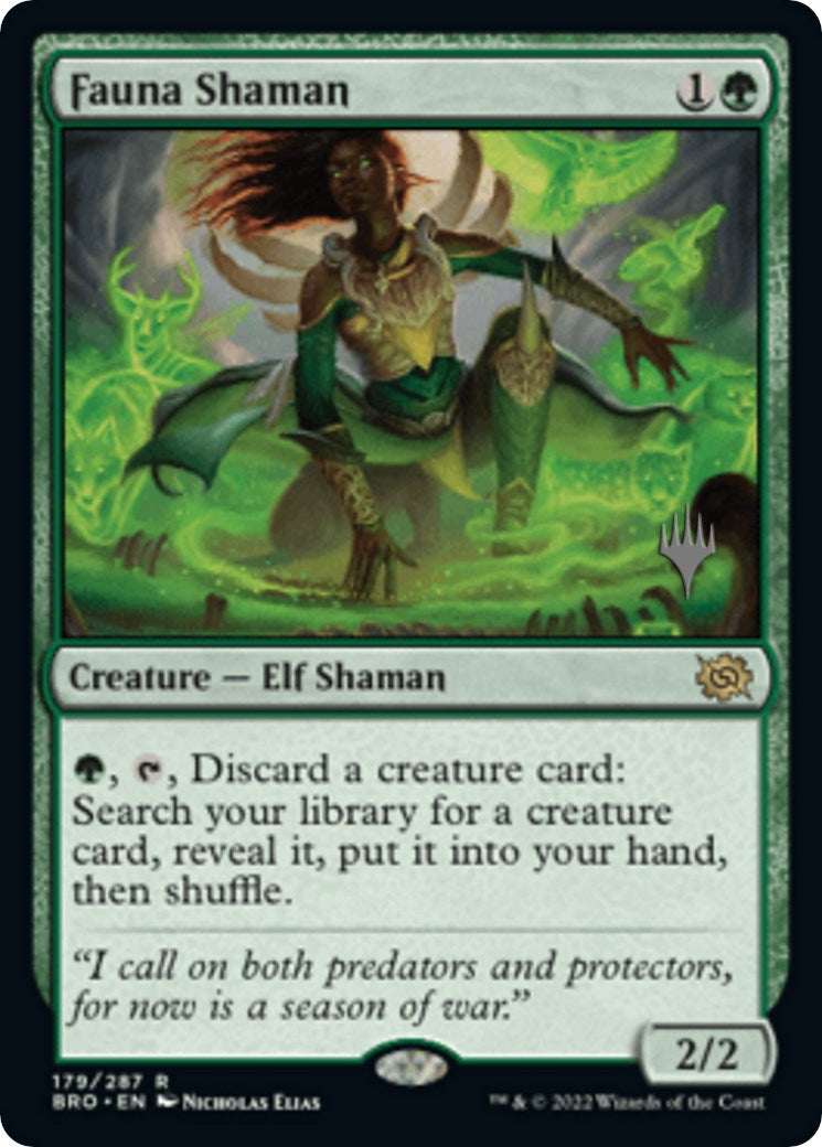 Fauna Shaman (Promo Pack) [The Brothers' War Promos] | Gamers Paradise