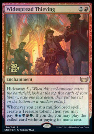 Widespread Thieving [Streets of New Capenna Prerelease Promos] | Gamers Paradise