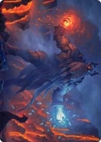 Aegar, the Freezing Flame Art Card [Kaldheim Art Series] | Gamers Paradise