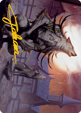 Lord of the Ulvenwald Art Card (Gold-Stamped Signature) [Innistrad: Midnight Hunt Art Series] | Gamers Paradise