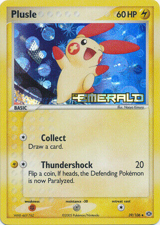 Plusle (39/106) (Stamped) [EX: Emerald] | Gamers Paradise