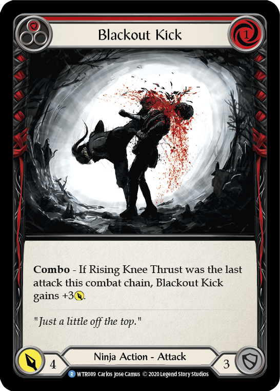 Blackout Kick (Red) [U-WTR089] (Welcome to Rathe Unlimited)  Unlimited Normal | Gamers Paradise