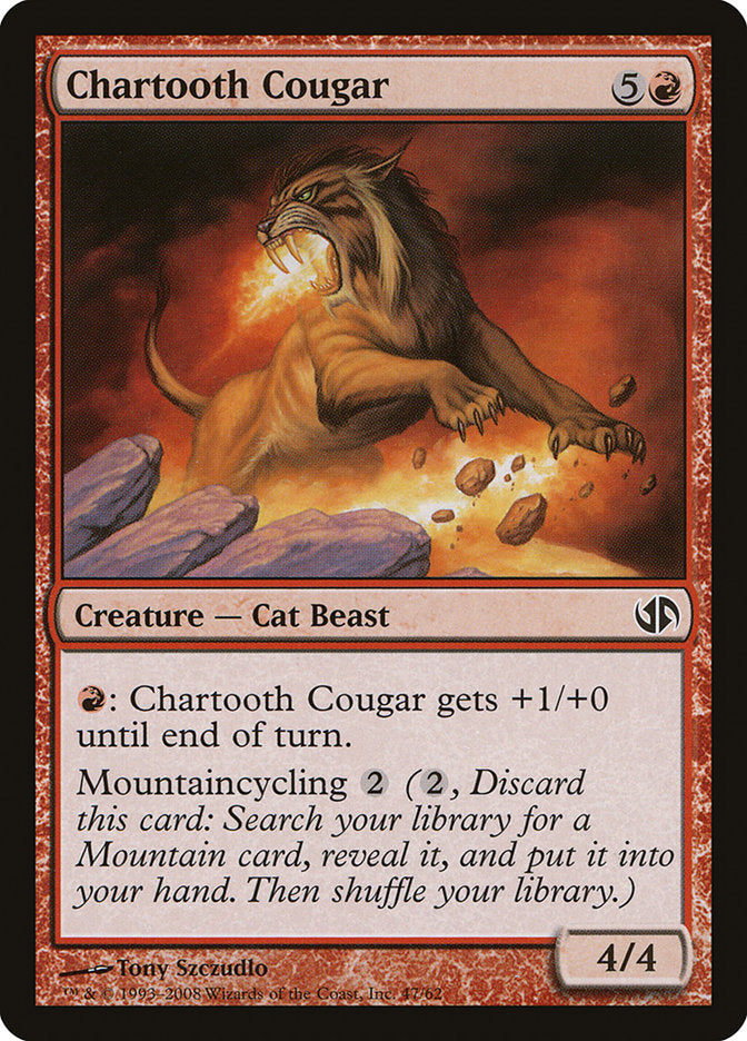 Chartooth Cougar [Duel Decks: Jace vs. Chandra] | Gamers Paradise