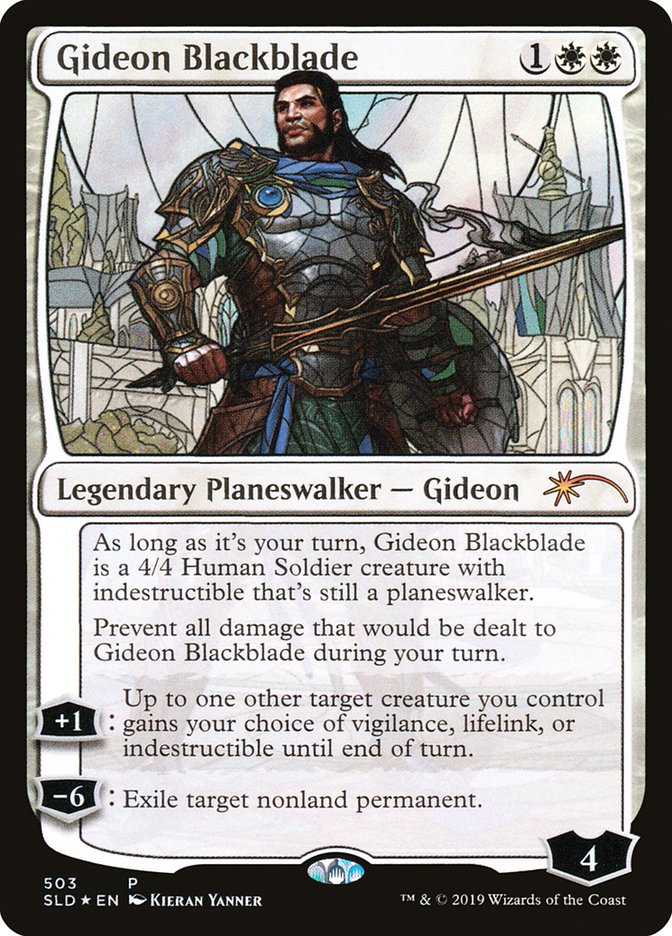 Gideon Blackblade (Stained Glass) [Secret Lair Drop Promos] | Gamers Paradise