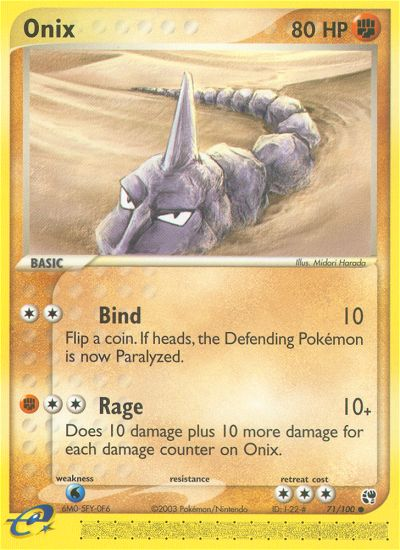 Onix (71/100) [EX: Sandstorm] | Gamers Paradise