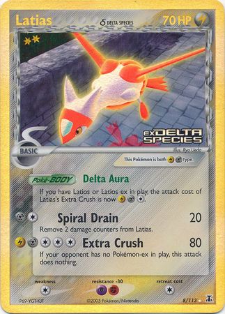 Latias (8/113) (Delta Species) (Stamped) [EX: Delta Species] | Gamers Paradise