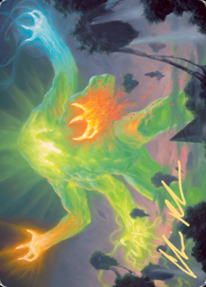 Omnath, Locus of Creation Art Card (Gold-Stamped Signature) [Zendikar Rising Art Series] | Gamers Paradise