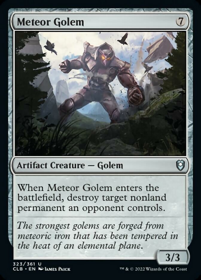 Meteor Golem [Commander Legends: Battle for Baldur's Gate] | Gamers Paradise