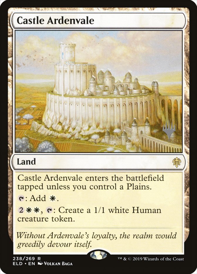 Castle Ardenvale (Promo Pack) [Throne of Eldraine Promos] | Gamers Paradise