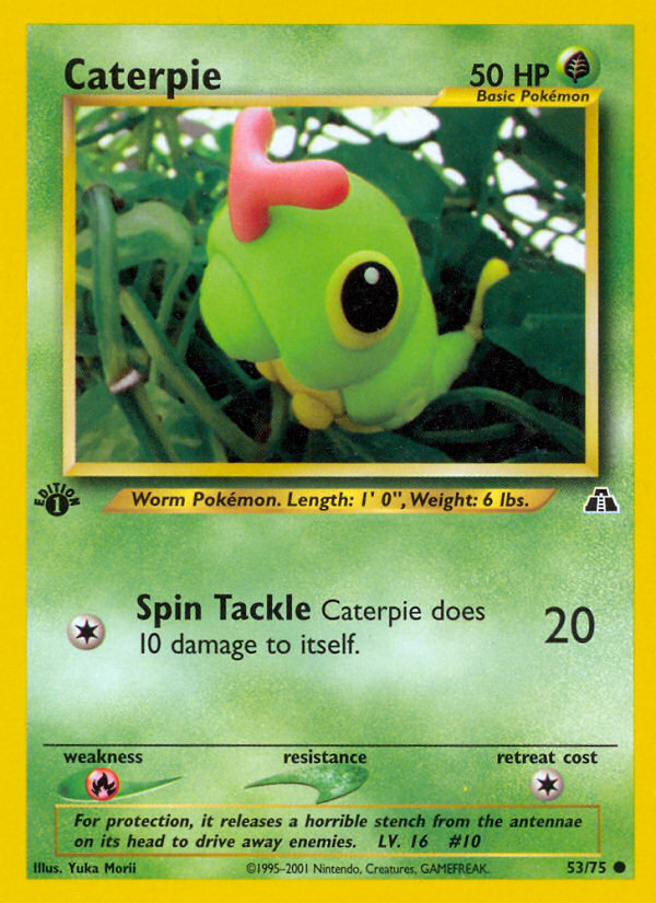 Caterpie (53/75) [Neo Discovery 1st Edition] | Gamers Paradise