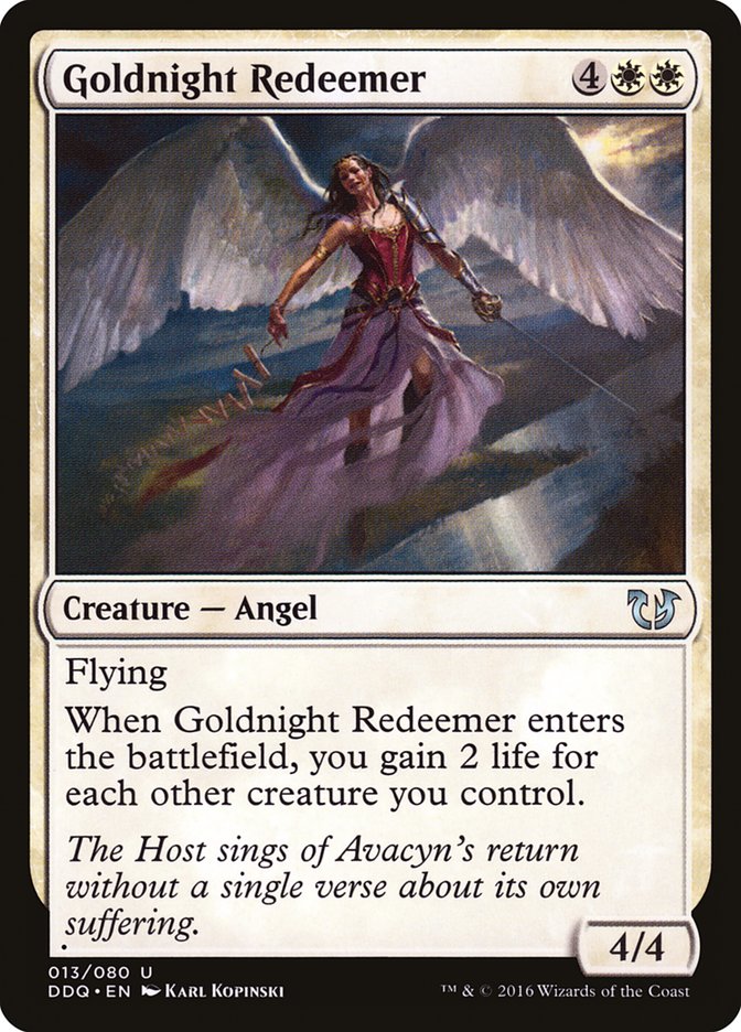 Goldnight Redeemer [Duel Decks: Blessed vs. Cursed] | Gamers Paradise