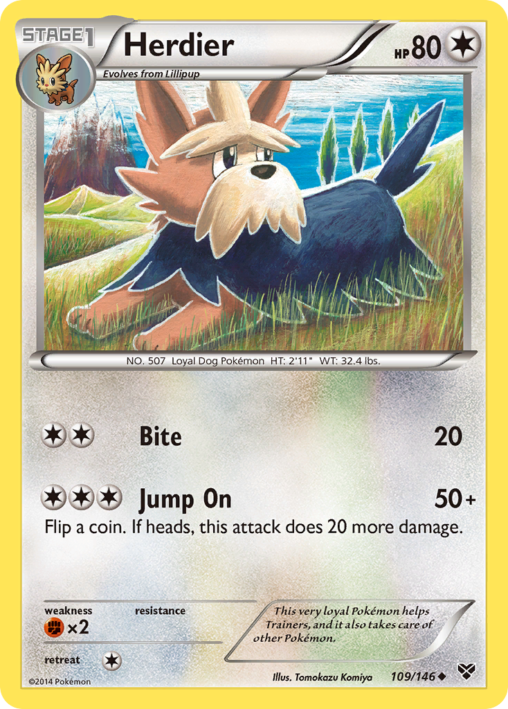 Herdier (109/146) [XY: Base Set] | Gamers Paradise