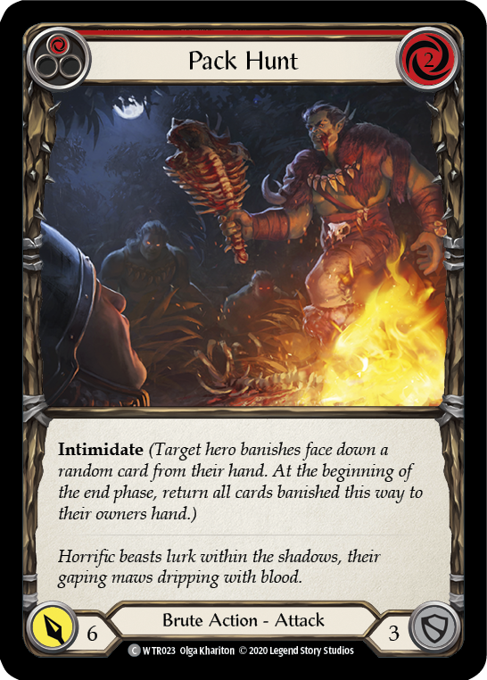 Pack Hunt (Red) [U-WTR023] (Welcome to Rathe Unlimited)  Unlimited Rainbow Foil | Gamers Paradise