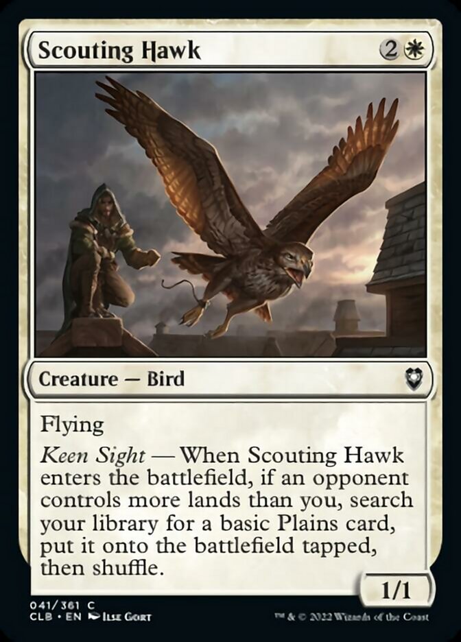 Scouting Hawk [Commander Legends: Battle for Baldur's Gate] | Gamers Paradise