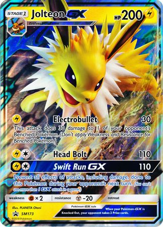 Jolteon GX (SM173) (Jumbo Card) [Sun & Moon: Black Star Promos] | Gamers Paradise