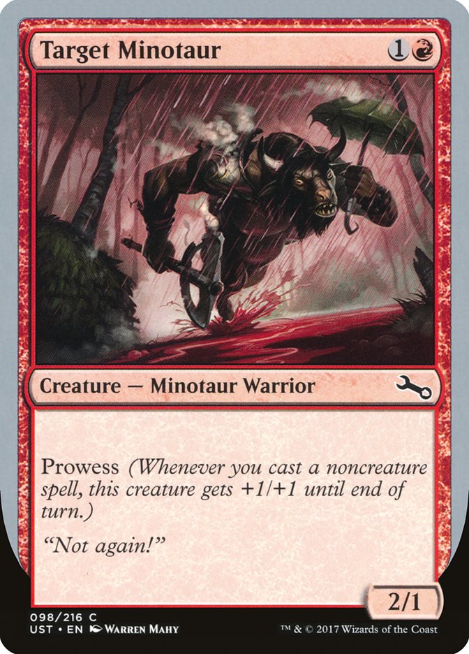 Target Minotaur (Rain Art) [Unstable] | Gamers Paradise