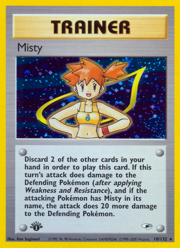 Misty (18/132) [Gym Heroes 1st Edition] | Gamers Paradise