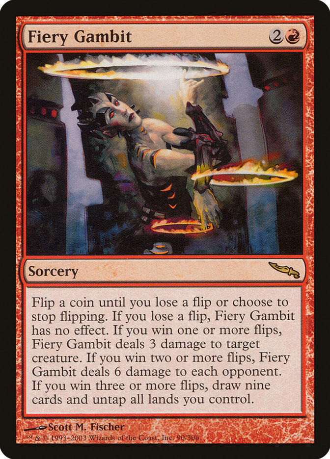 Fiery Gambit [Mirrodin] | Gamers Paradise