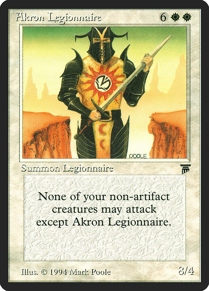 Akron Legionnaire [Legends] | Gamers Paradise