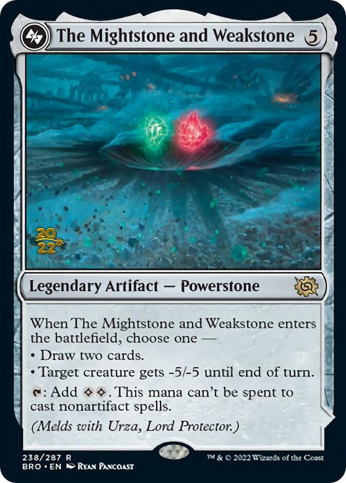The Mightstone and Weakstone [The Brothers' War Prerelease Promos] | Gamers Paradise