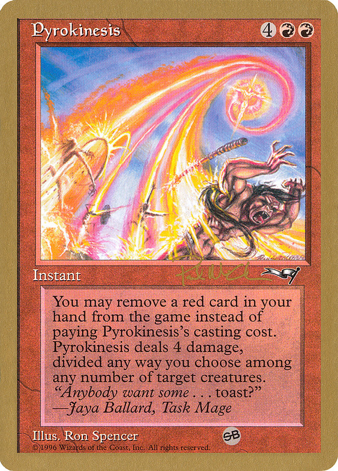 Pyrokinesis (Paul McCabe) (SB) [World Championship Decks 1997] | Gamers Paradise