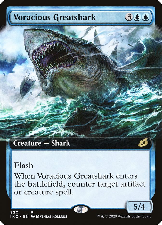 Voracious Greatshark (Extended Art) [Ikoria: Lair of Behemoths] | Gamers Paradise