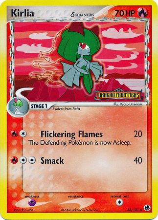 Kirlia (33/101) (Delta Species) (Stamped) [EX: Dragon Frontiers] | Gamers Paradise