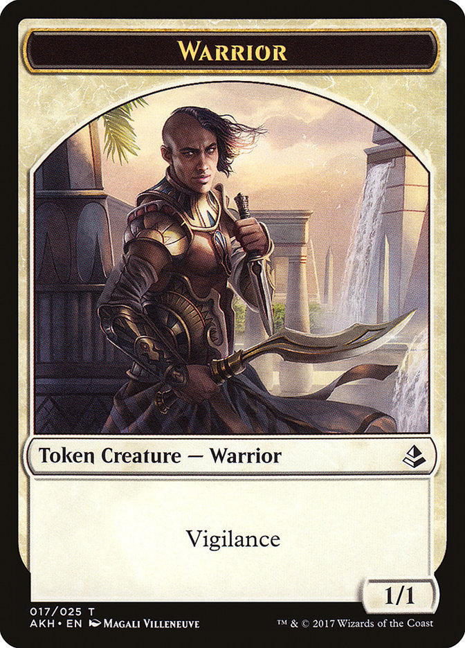 Warrior Token [Amonkhet Tokens] | Gamers Paradise