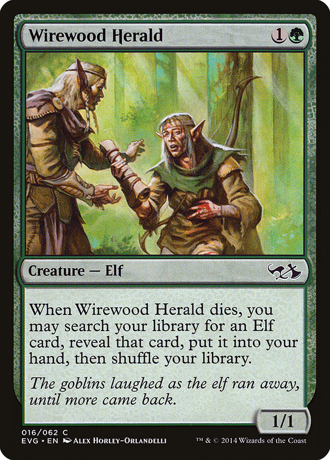 Wirewood Herald (Elves vs. Goblins) [Duel Decks Anthology] | Gamers Paradise