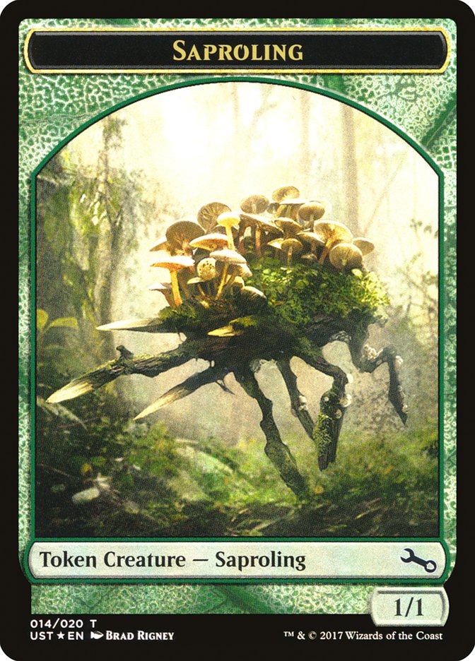 Saproling // Saproling Double-Sided Token [Unstable Tokens] | Gamers Paradise