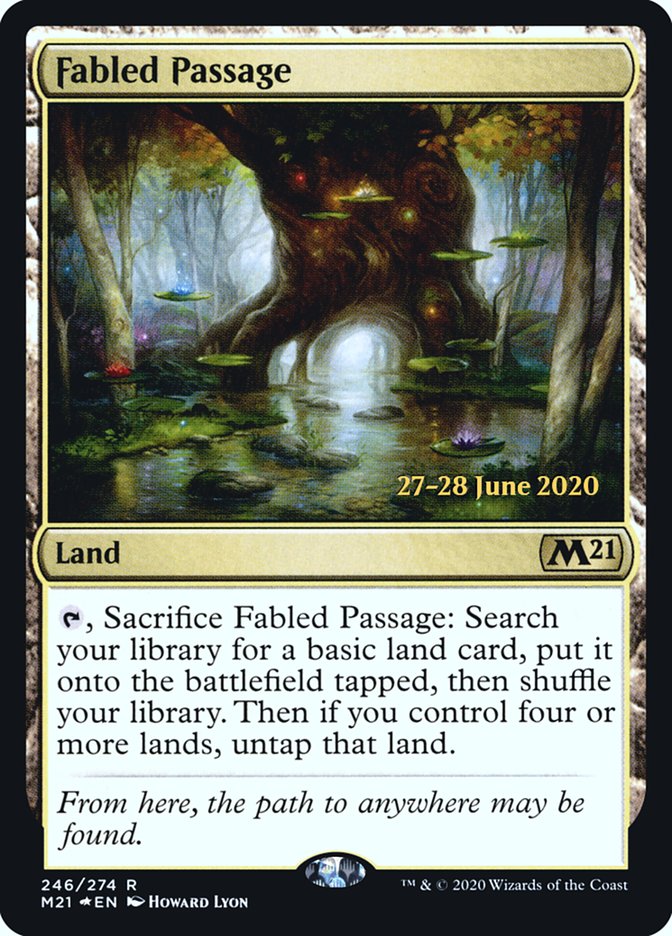 Fabled Passage [Core Set 2021 Prerelease Promos] | Gamers Paradise