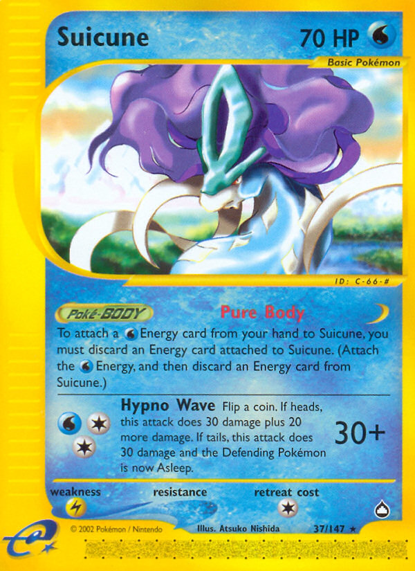 Suicune (37/147) [Aquapolis] | Gamers Paradise