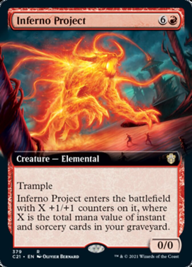 Inferno Project (Extended Art) [Commander 2021] | Gamers Paradise