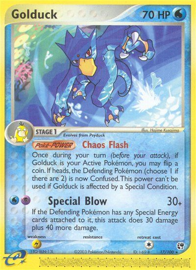 Golduck (17/100) [EX: Sandstorm] | Gamers Paradise