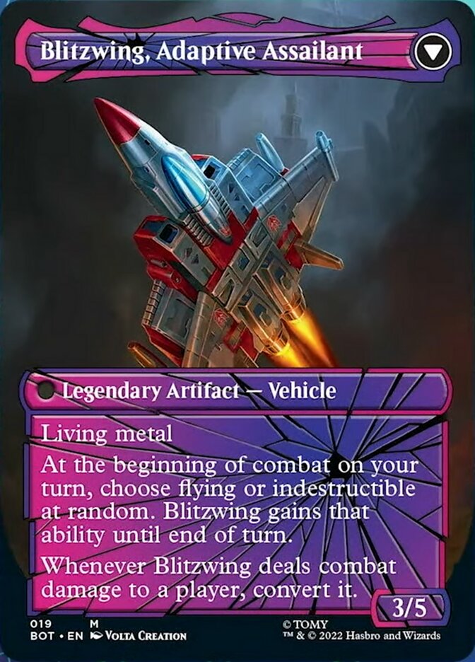 Blitzwing, Cruel Tormentor // Blitzwing, Adaptive Assailant (Shattered Glass) [Universes Beyond: Transformers] | Gamers Paradise