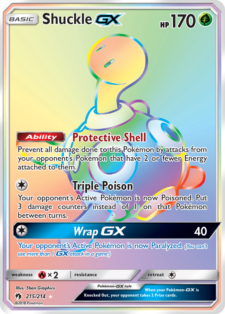 Shuckle GX (215/214) [Sun & Moon: Lost Thunder] | Gamers Paradise