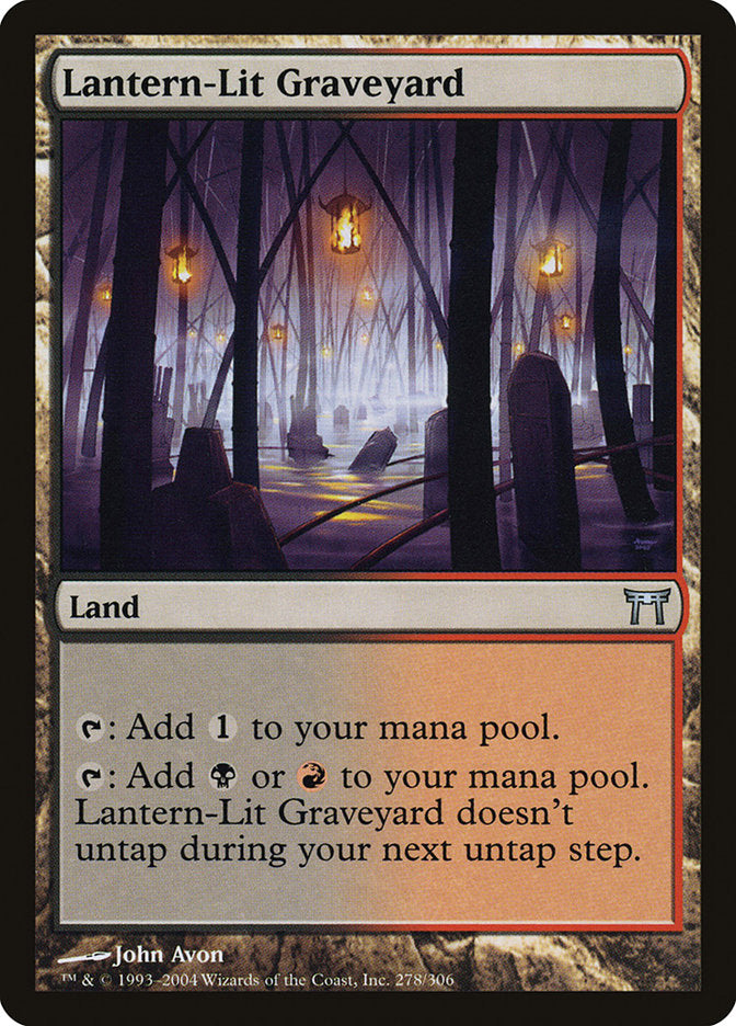 Lantern-Lit Graveyard [Champions of Kamigawa] | Gamers Paradise