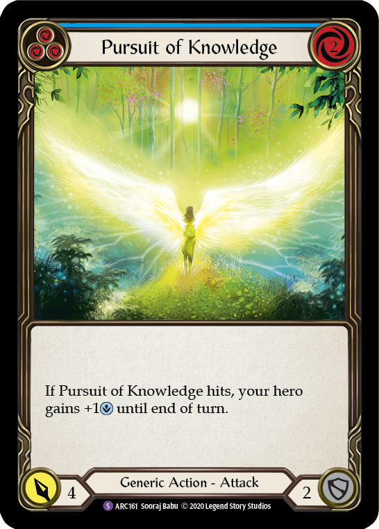 Pursuit of Knowledge [U-ARC161] Unlimited Rainbow Foil | Gamers Paradise