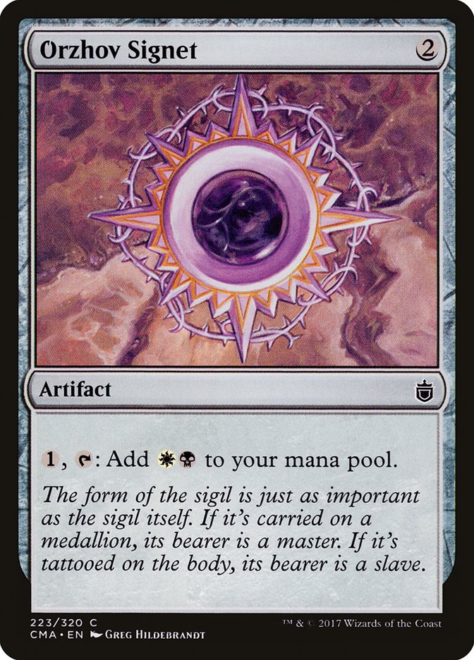 Orzhov Signet [Commander Anthology] | Gamers Paradise
