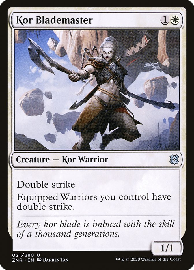 Kor Blademaster [Zendikar Rising] | Gamers Paradise