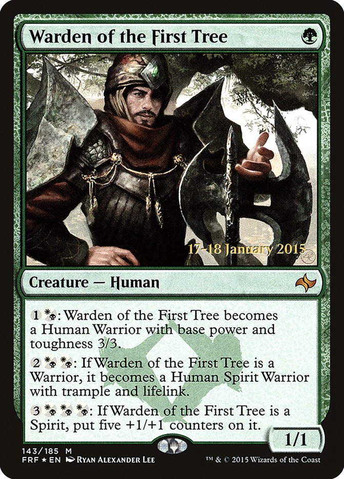 Warden of the First Tree [Fate Reforged Prerelease Promos] | Gamers Paradise
