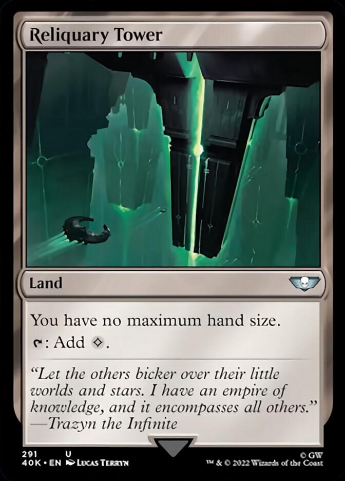 Reliquary Tower (Surge Foil) [Universes Beyond: Warhammer 40,000] | Gamers Paradise