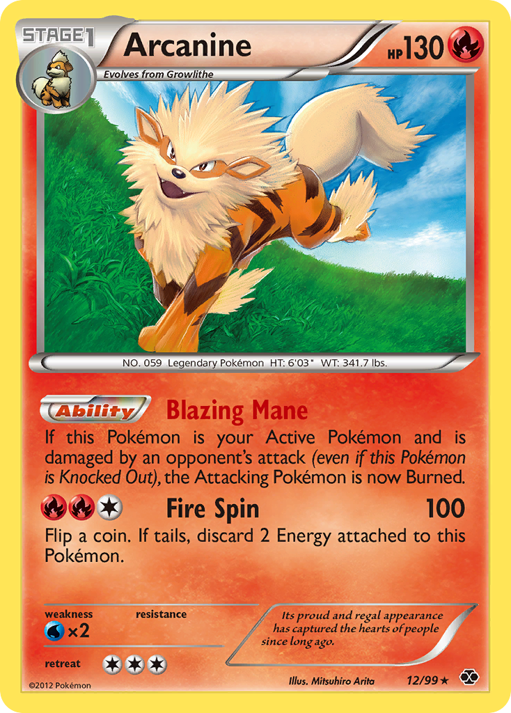 Arcanine (12/99) [Black & White: Next Destinies] | Gamers Paradise