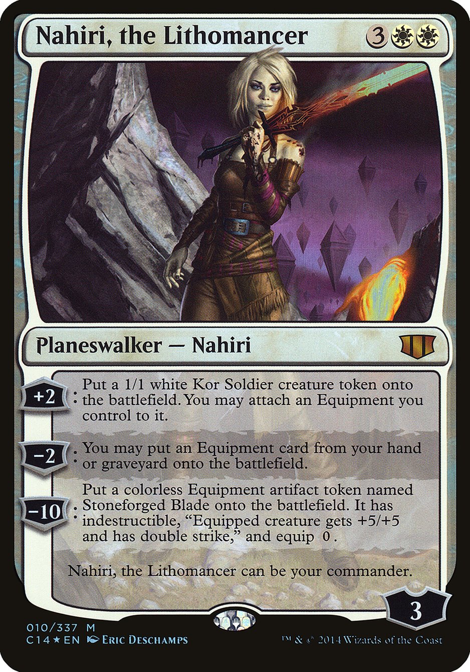 Nahiri, the Lithomancer (Oversized) [Commander 2014 Oversized] | Gamers Paradise