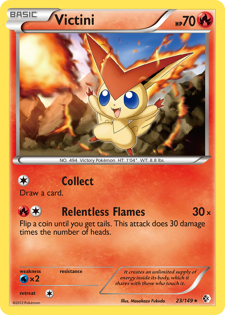 Victini (23/149) [Black & White: Boundaries Crossed] | Gamers Paradise