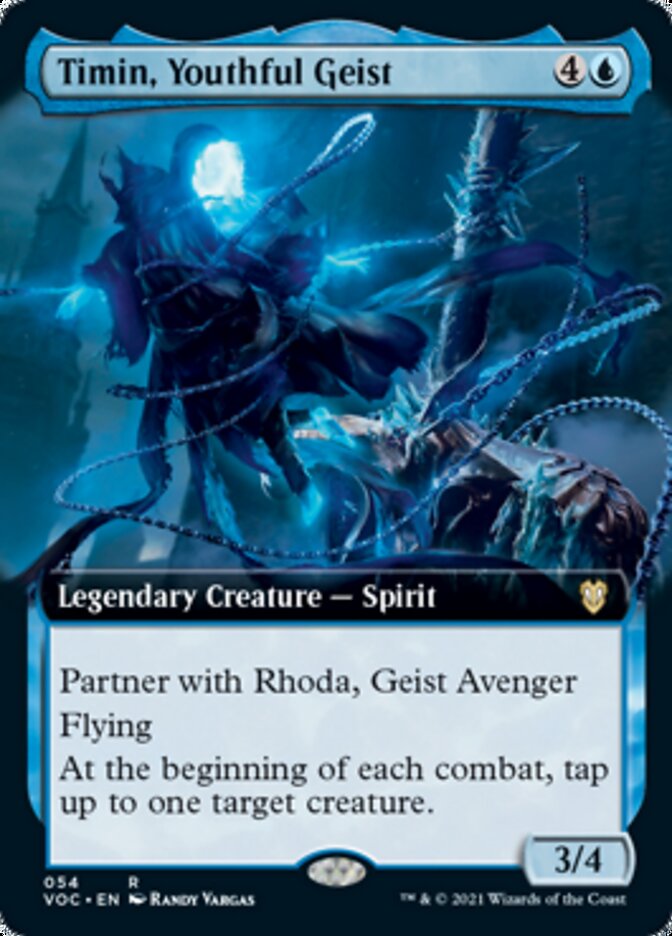 Timin, Youthful Geist (Extended Art) [Innistrad: Crimson Vow Commander] | Gamers Paradise
