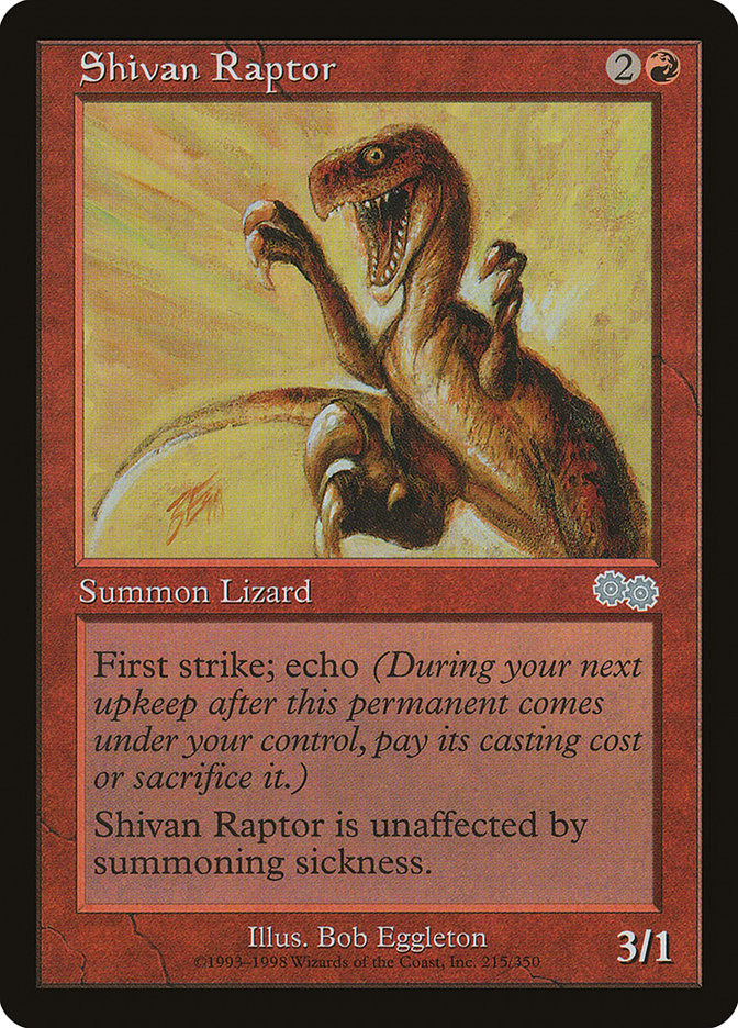 Shivan Raptor [Urza's Saga] | Gamers Paradise