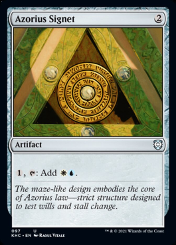 Azorius Signet [Kaldheim Commander] | Gamers Paradise