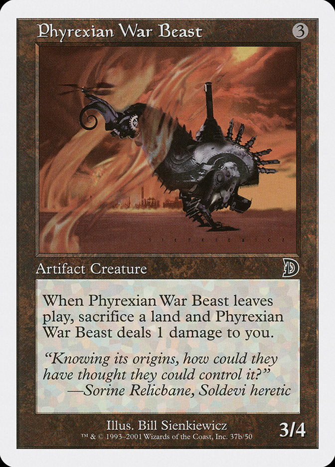 Phyrexian War Beast (Signature on Right) [Deckmasters] | Gamers Paradise