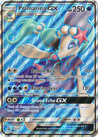 Primarina GX (SM39) (Jumbo Card) [Sun & Moon: Black Star Promos] | Gamers Paradise